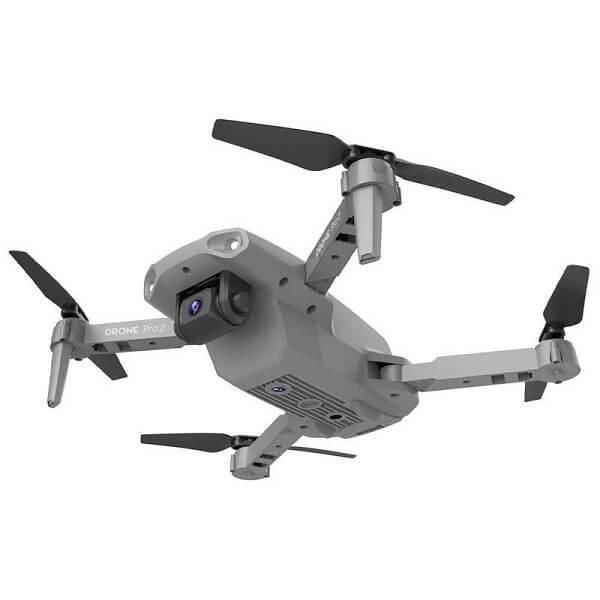 Квадрокоптер E99 Pro2 Black – дрон з 4K і HD камерами, FPV, оптичне позиціонування, до 20 хв. + кейс 298_16-82 фото