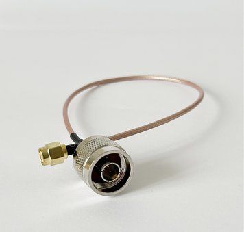 Пигтейл N-Type Male &ndash; SMA Male ВЧ кабель-переходник RG316, длина 30 см. t0000007 фото