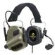 Активні стрілецькі навушники Earmor M32 Хакі з гарнітурою, Тактичні навушники для стрільби шумоподавляючі Earmor M32 Haki фото 2