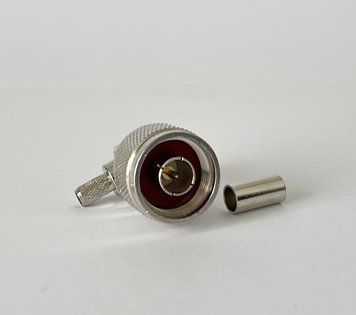 Разъем N-Type Male на кабель RG-58 под обжим, угловой t0000008 фото