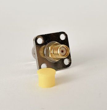 Переходник BNC-Female - SMA-Female (коннектор мама - мама) фланцевый t0000060 фото