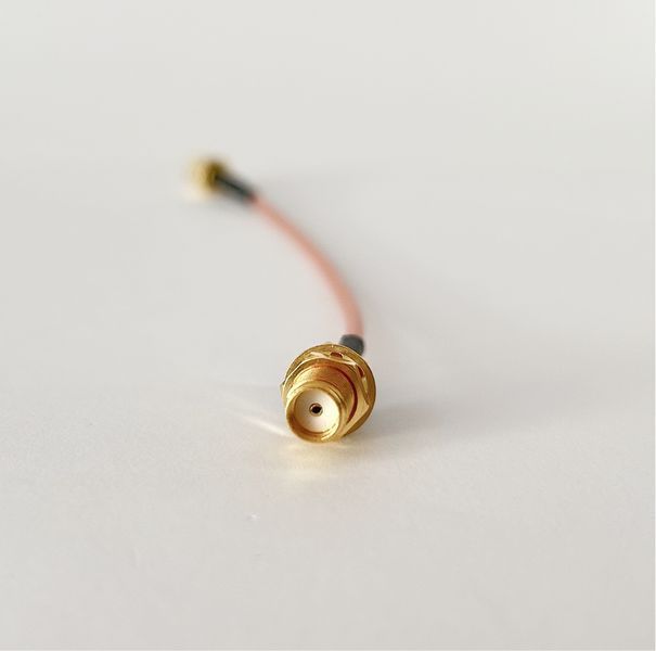 Пигтейл SMA-Male - SMA Female ВЧ кабель переходник RG316 длинна 15 см t0000207 фото