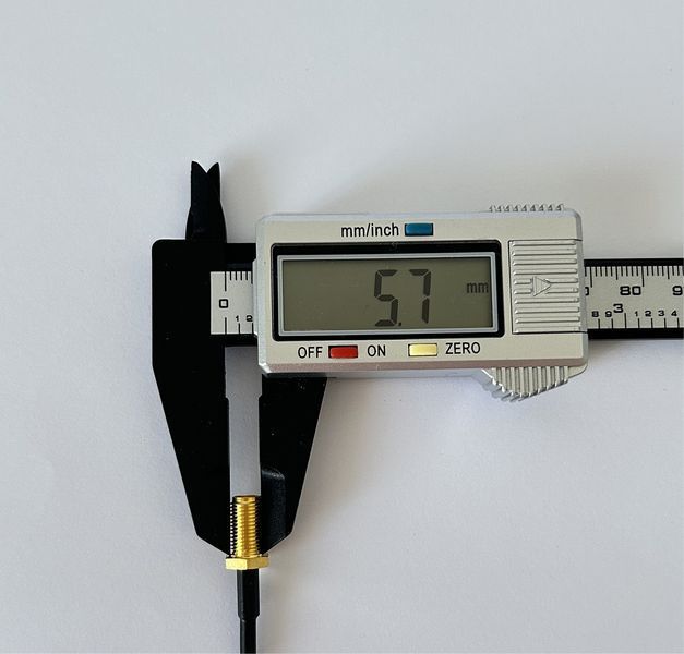 Пигтейл SMA-Male - SMA Female ВЧ кабель переходник RG316 длинна 15 см t0000207 фото