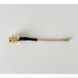 Пигтейл SMA-Male - U.FL-Female ВЧ кабель переходник RG178 5 см t0000037 фото 1