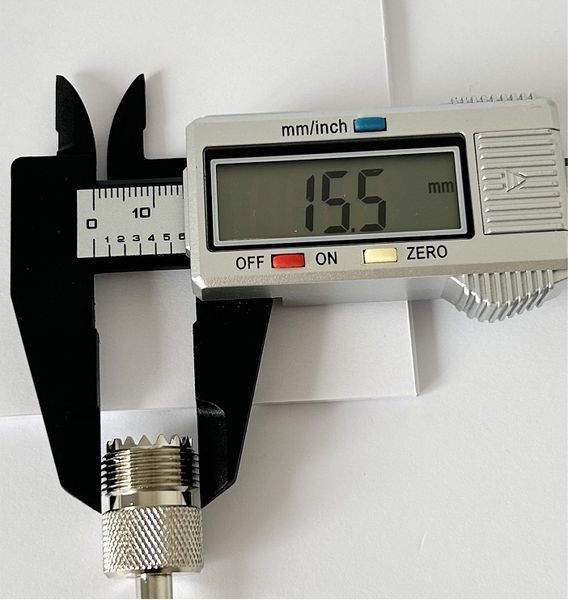 Пигтейл TNC-Male - UHF-Female ВЧ кабель переходник RG316 длинна 30 см t0000228 фото