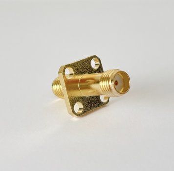 Перехідник SMA-Female - SMA-Female (конектор мама - мама) фланцевий t0000103 фото