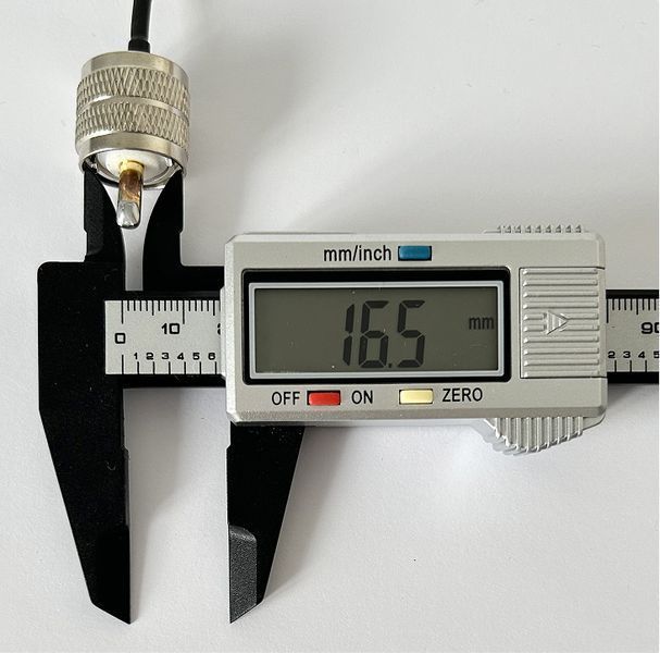 Пігтейл UHF-Male - TNC-Female ВЧ кабель перехідник RG316 довжина 30 см t0000237 фото
