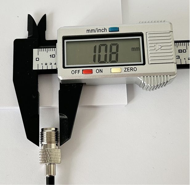 Пігтейл UHF-Male - TNC-Female ВЧ кабель перехідник RG316 довжина 30 см t0000237 фото