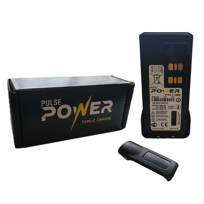 Батарея для Motorola на 3000 mAh из Type-C для раций DP4400e, DP4800e Pulse Power 374 фото