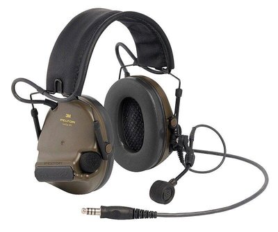 Тактичні навушники активні 3M™ PELTOR™ ComTac™ XPI Headset, NATO (MT20H682FB-86), вертикальні з 1 аудіовиходом J11 (NATO) 7100020329 фото