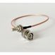 Пигтейл BNC-Male - QMA-Female ВЧ кабель переходник RG316 длина 30 см t0000138 фото 1