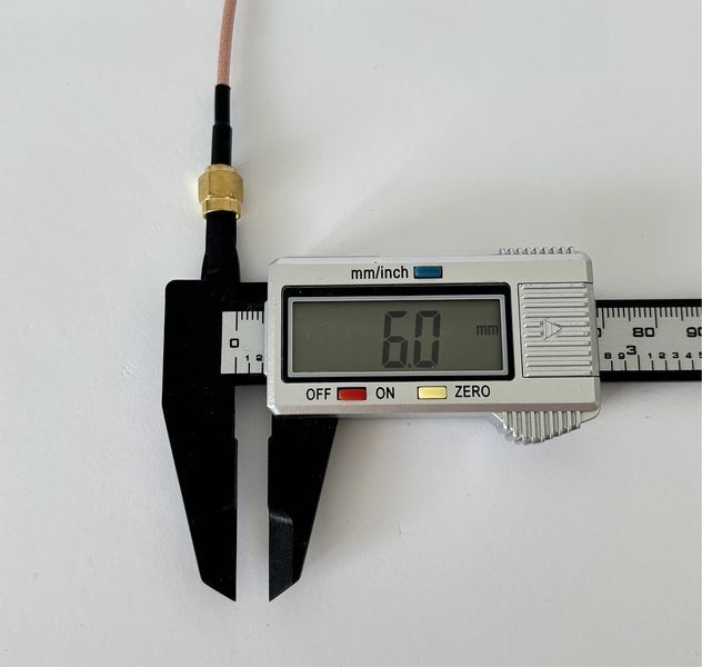 Пигтейл RP-SMA Male - SMA Female на кабель RG-316, 30 см t0000431 фото