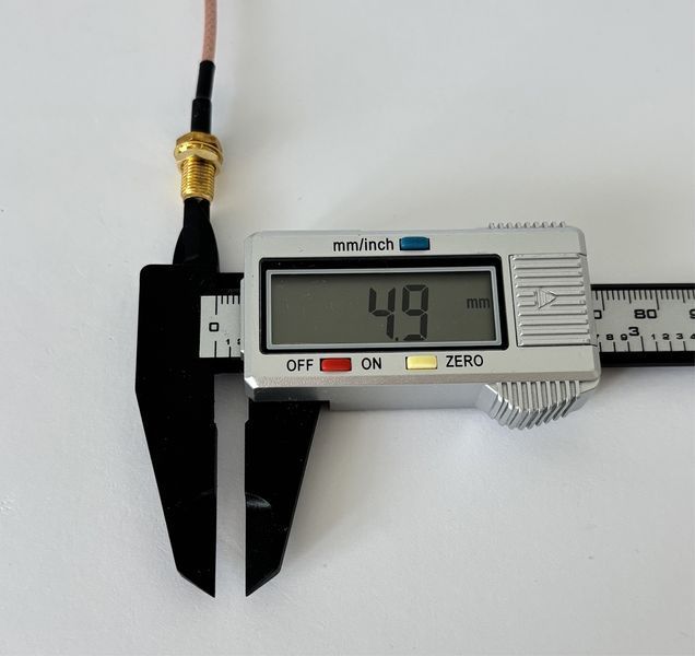 Пигтейл RP-SMA Male - SMA Female на кабель RG-316, 30 см t0000431 фото