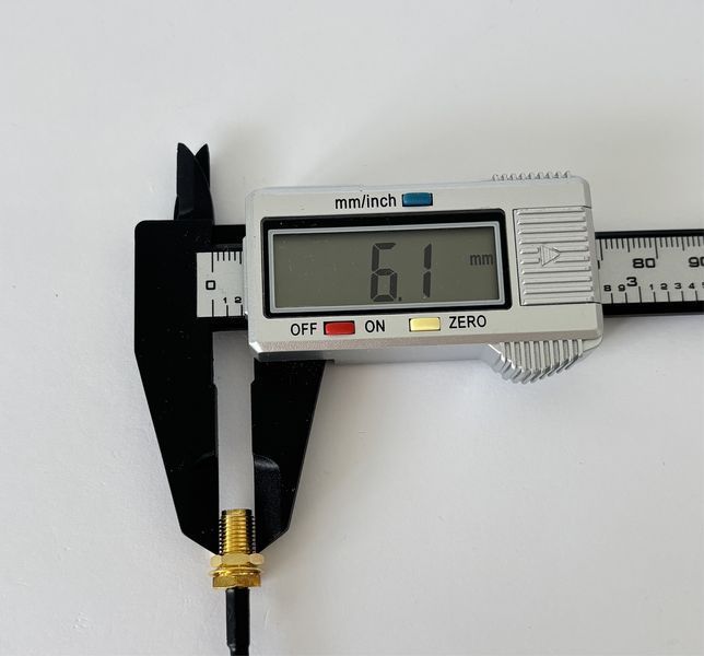 Пигтейл RP-SMA Male - SMA Female на кабель RG-316, 30 см t0000431 фото