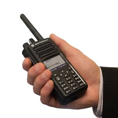 Motorola VHF DP4801е з AES 256 Радіостанція MOTOTRBO, діапазон низькочастотний (136-174 МГц), з шифруванням AES256, цифрова портативна рація 4801 фото