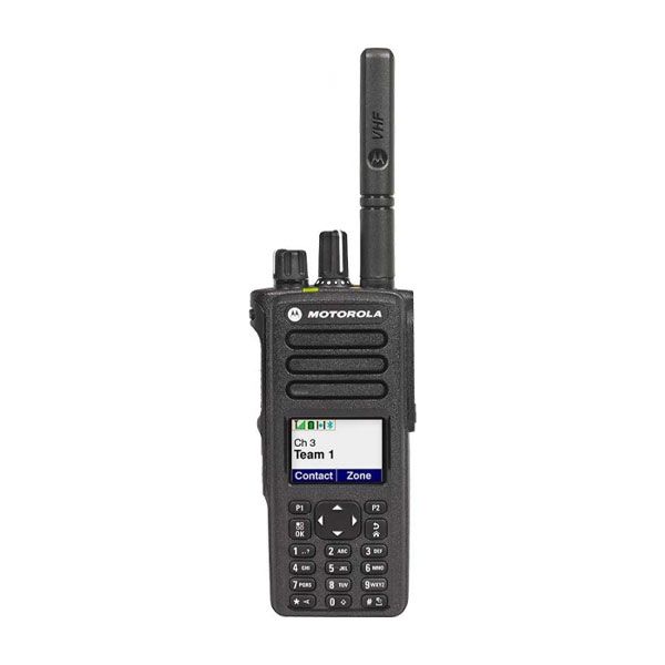 Motorola VHF DP4801е з AES 256 Радіостанція MOTOTRBO, діапазон низькочастотний (136-174 МГц), з шифруванням AES256, цифрова портативна рація 4801 фото